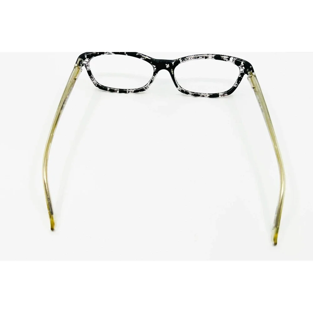 Mia Rae Andi Eyeglasses Women Black Lace Full Rim Frames 53-16-135